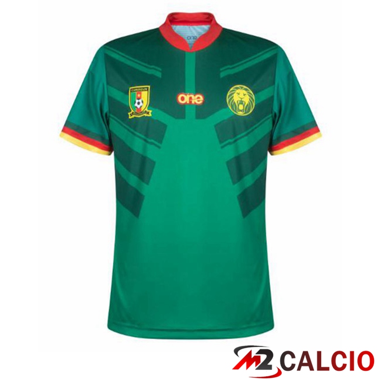 Maglie Calcio Personalizzate,Tute Calcio Squadre,Maglia Nazionale Italiana Calcio | Maglie Calcio Camerun Prima Verde 2022/2023
