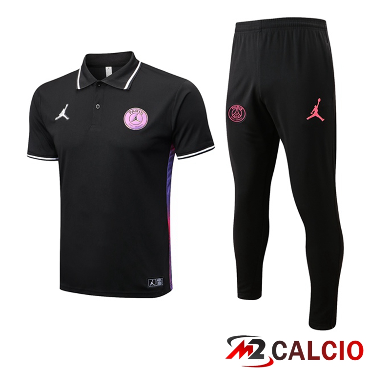 Maglie Calcio Personalizzate,Tute Calcio Squadre,Maglia Nazionale Italiana Calcio | Maglia Polo Paris PSG + Pantaloni Nero 2022/2023