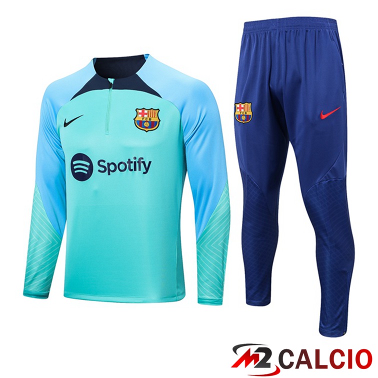 Maglie Calcio Personalizzate,Tute Calcio Squadre,Maglia Nazionale Italiana Calcio | Insieme Tuta Calcio FC Barcellona Verde 2022/2023