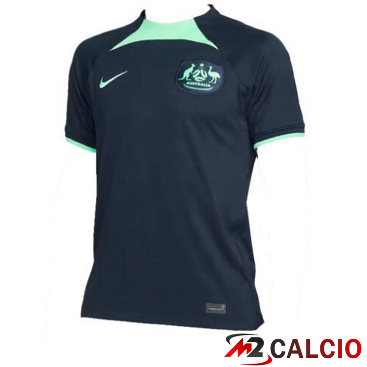 Maglie Calcio Personalizzate,Tute Calcio Squadre,Maglia Nazionale Italiana Calcio | Maglie Calcio Australia Seconda Nero 2022/2023