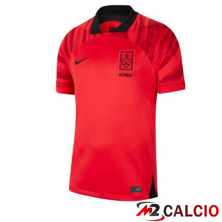 Maglie Calcio Personalizzate,Tute Calcio Squadre,Maglia Nazionale Italiana Calcio | Maglie Calcio Corea Prima Rosso 2022/2023