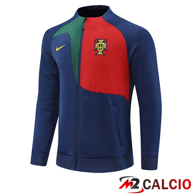 Maglie Calcio Personalizzate,Tute Calcio Squadre,Maglia Nazionale Italiana Calcio | Giacca Calcio Portogallo Blu Reale 2022/2023