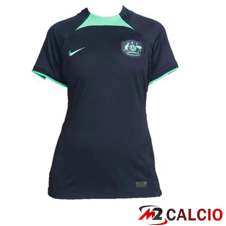 Maglie Calcio Personalizzate,Tute Calcio Squadre,Maglia Nazionale Italiana Calcio | Maglie Calcio Australia Donna Seconda Nero Coppa Del Mondo 2022