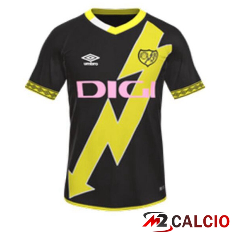 Maglie Calcio Personalizzate,Tute Calcio Squadre,Maglia Nazionale Italiana Calcio | Maglie Calcio Rayo Vallecano Terza Nero 2022/2023