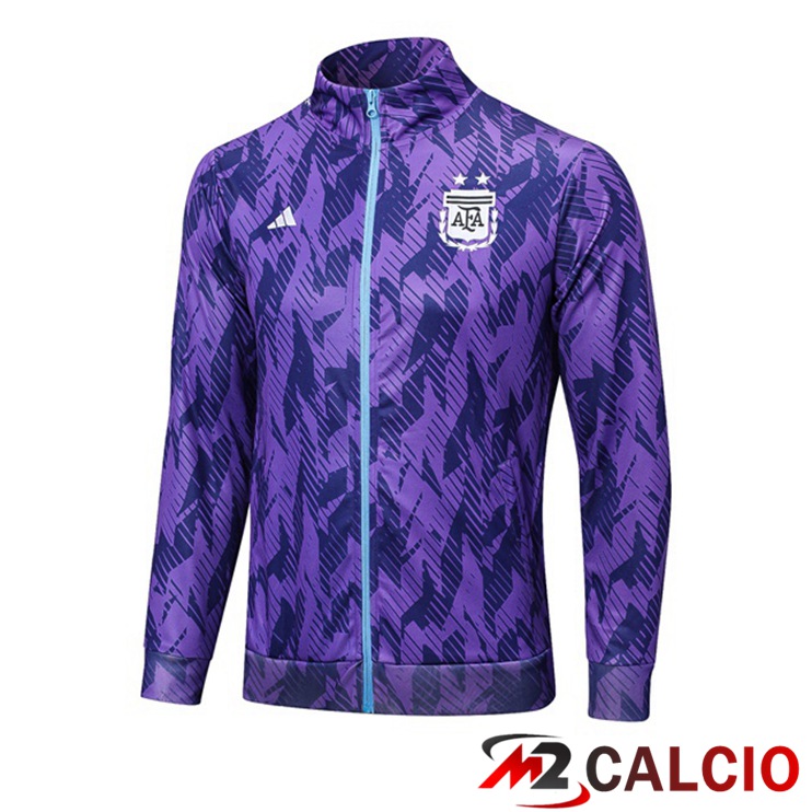 Maglie Calcio Personalizzate,Tute Calcio Squadre,Maglia Nazionale Italiana Calcio | Giacca Calcio Argentina Viola 2022/2023