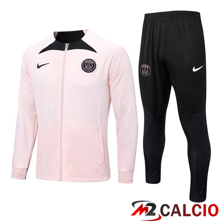 Maglie Calcio Personalizzate,Tute Calcio Squadre,Maglia Nazionale Italiana Calcio | Insieme Tuta Calcio - Giacca Paris PSG Rosa 2022/2023