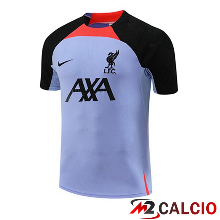 Maglie Calcio Personalizzate,Tute Calcio Squadre,Maglia Nazionale Italiana Calcio | T Shirt Allenamento FC Liverpool Viola 2022/2023