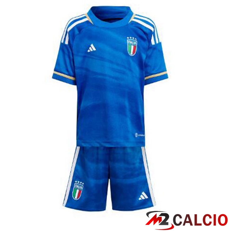Maglie Calcio Personalizzate,Tute Calcio Squadre,Maglia Nazionale Italiana Calcio | Maglie Calcio Italia Bambino Prima Blu 2023/2024