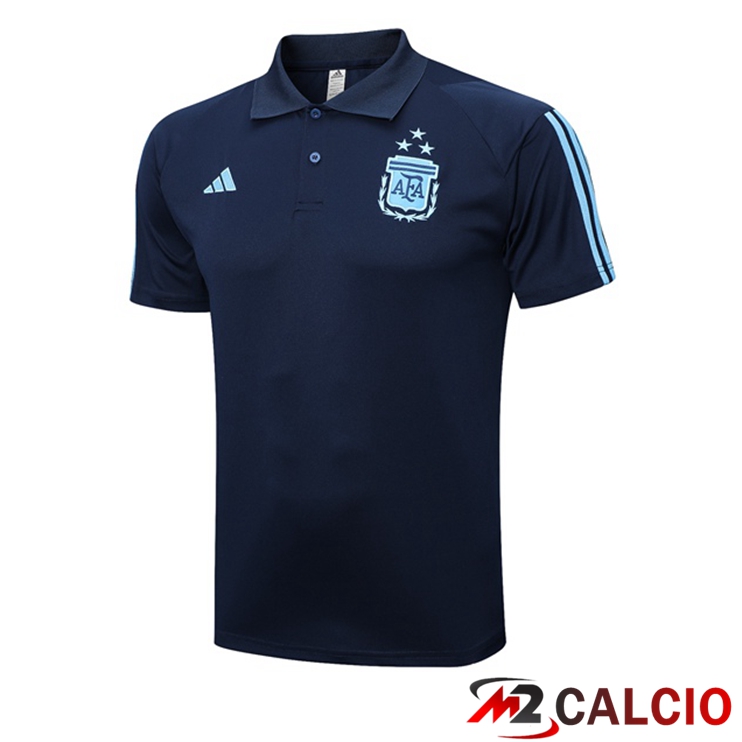 Maglie Calcio Personalizzate,Tute Calcio Squadre,Maglia Nazionale Italiana Calcio | Maglia Polo Argentina Blu Reale 2023/2024