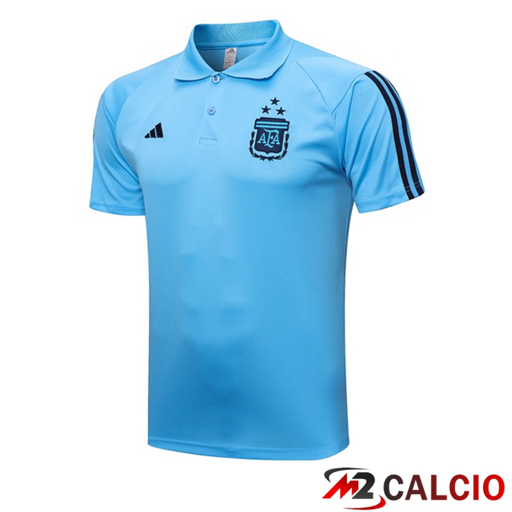 Maglie Calcio Personalizzate,Tute Calcio Squadre,Maglia Nazionale Italiana Calcio | Maglia Polo Argentina Blu 2023/2024
