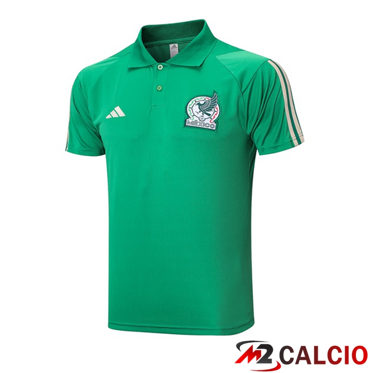 Maglie Calcio Personalizzate,Tute Calcio Squadre,Maglia Nazionale Italiana Calcio | Maglia Polo Messico Verde 2023/2024