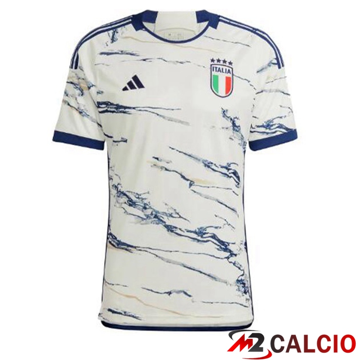 Maglie Calcio Personalizzate,Tute Calcio Squadre,Maglia Nazionale Italiana Calcio | Maglie Calcio Italia Seconda Bianco 2023/2024