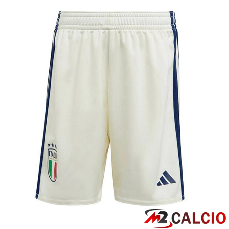 Maglie Calcio Personalizzate,Tute Calcio Squadre,Maglia Nazionale Italiana Calcio | Pantaloncini Calcio Italia Seconda Bianco 2023/2024