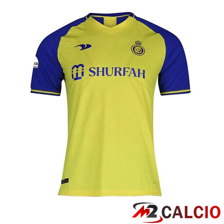 Maglie Calcio Personalizzate,Tute Calcio Squadre,Maglia Nazionale Italiana Calcio | Maglie Calcio Al-Nassr FC Prima Giallo 2022/2023