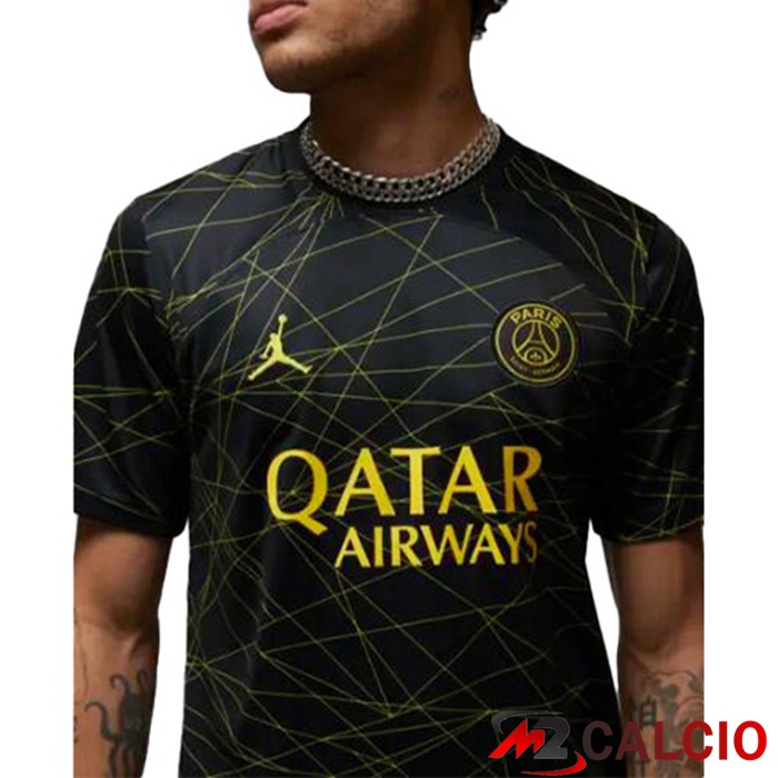 Maglie Calcio Paris PSG Quarto Nero 2022/2023