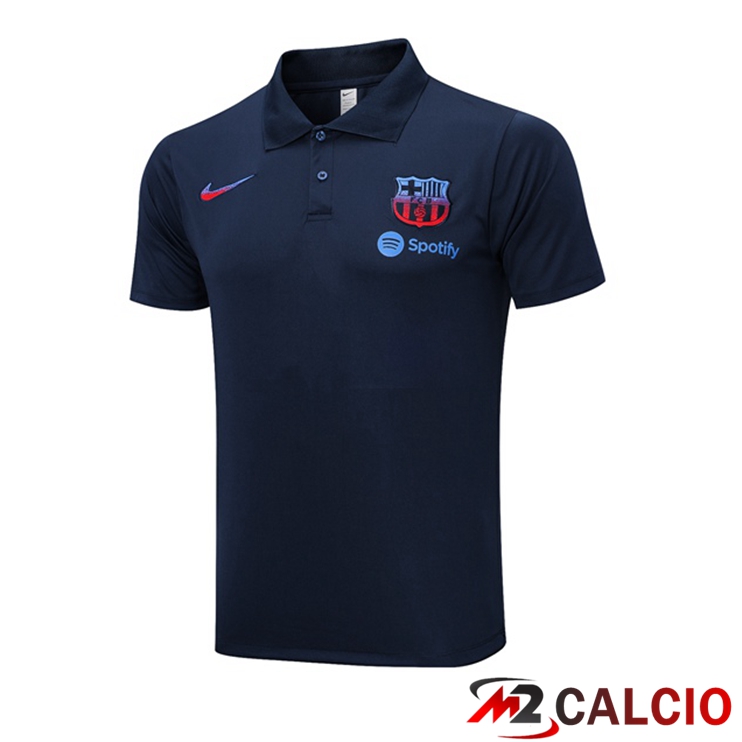 Maglie Calcio Personalizzate,Tute Calcio Squadre,Maglia Nazionale Italiana Calcio | Maglia Polo FC Barcellona Blu Reale 2023/2024