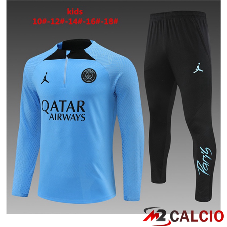 Maglie Calcio Personalizzate,Tute Calcio Squadre,Maglia Nazionale Italiana Calcio | Insieme Tuta Calcio Paris PSG Bambino Blu 2023/2024