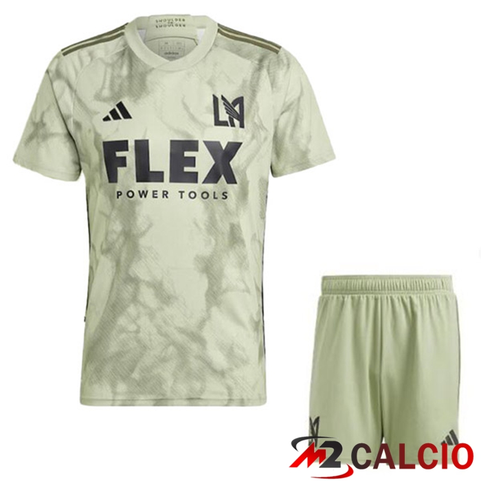 Maglie Calcio Personalizzate,Tute Calcio Squadre,Maglia Nazionale Italiana Calcio | Maglie Calcio Los Angeles FC Bambino Seconda Verde 2023/2024