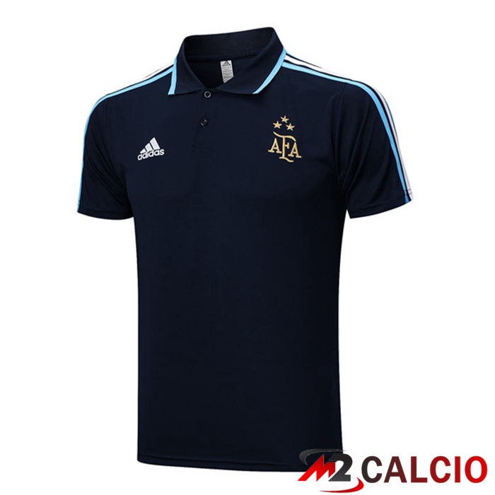Maglie Calcio Personalizzate,Tute Calcio Squadre,Maglia Nazionale Italiana Calcio | Maglia Polo Argentina Blu Reale 2023/2024