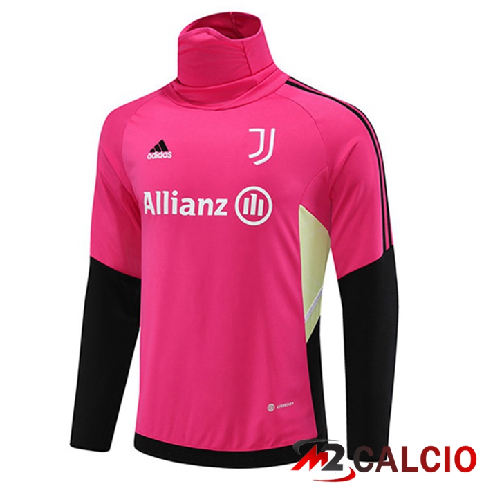 Maglie Calcio Personalizzate,Tute Calcio Squadre,Maglia Nazionale Italiana Calcio | Felpa Allenamento Juventus Collo alto Rosso 2023/2024