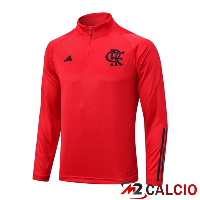 Maglie Calcio Personalizzate,Tute Calcio Squadre,Maglia Nazionale Italiana Calcio | Felpa Allenamento Flamengo Rosso 2023/2024