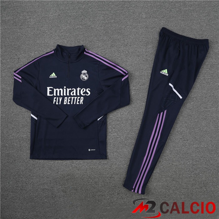 Insieme Tuta Calcio Real Madrid Blu Reale 2023/2024