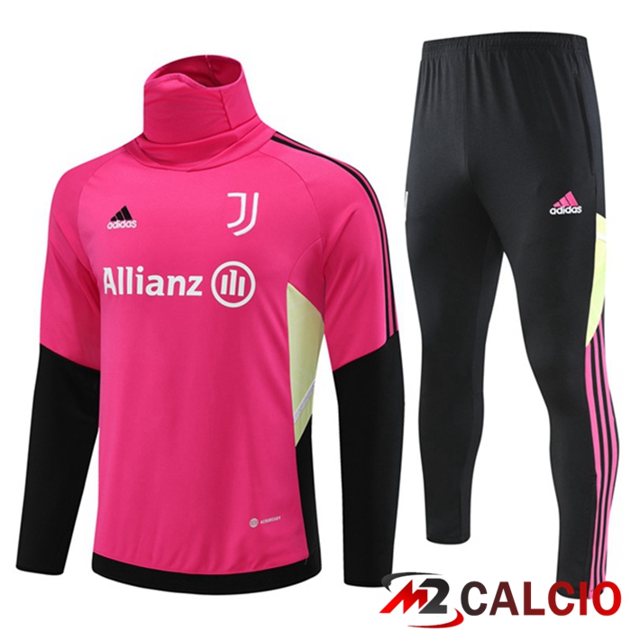 Maglie Calcio Personalizzate,Tute Calcio Squadre,Maglia Nazionale Italiana Calcio | Insieme Tuta Calcio Juventus Collo alto Rosso 2023/2024