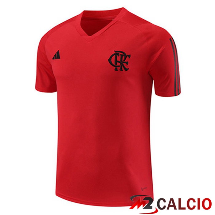 Maglie Calcio Personalizzate,Tute Calcio Squadre,Maglia Nazionale Italiana Calcio | T Shirt Allenamento Flamengo Rosso 2023/2024