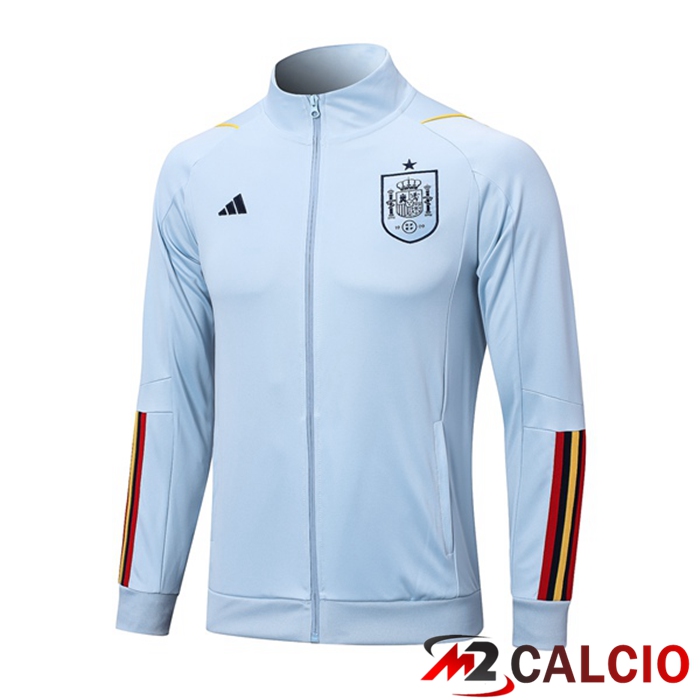 Maglie Calcio Personalizzate,Tute Calcio Squadre,Maglia Nazionale Italiana Calcio | Giacca Calcio Spagna Blu 2023/2024