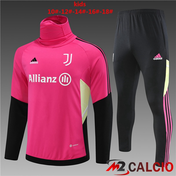 Maglie Calcio Personalizzate,Tute Calcio Squadre,Maglia Nazionale Italiana Calcio | Insieme Tuta Calcio Juventus Collo alto Bambino Rosso 2023/2024