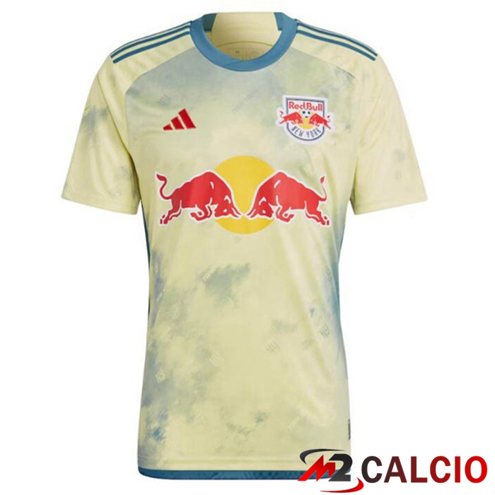 Maglie Calcio Personalizzate,Tute Calcio Squadre,Maglia Nazionale Italiana Calcio | Maglie Calcio New York Red Bulls Prima Giallo 2023/2024