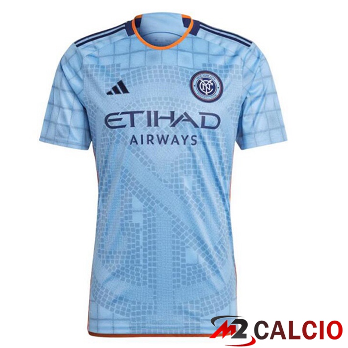 Maglie Calcio Personalizzate,Tute Calcio Squadre,Maglia Nazionale Italiana Calcio | Maglie Calcio New York City Prima Blu 2023/2024
