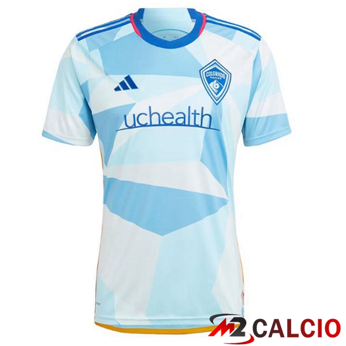 Maglie Calcio Personalizzate,Tute Calcio Squadre,Maglia Nazionale Italiana Calcio | Maglie Calcio Colorado Rapids Seconda Blu 2023/2024