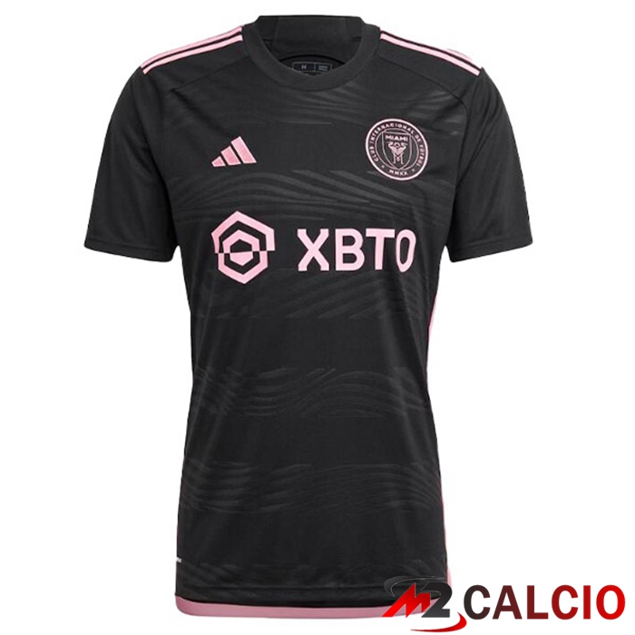 Maglie Calcio Personalizzate,Tute Calcio Squadre,Maglia Nazionale Italiana Calcio | Maglie Calcio Inter Miami CF Seconda Nero 2023/2024