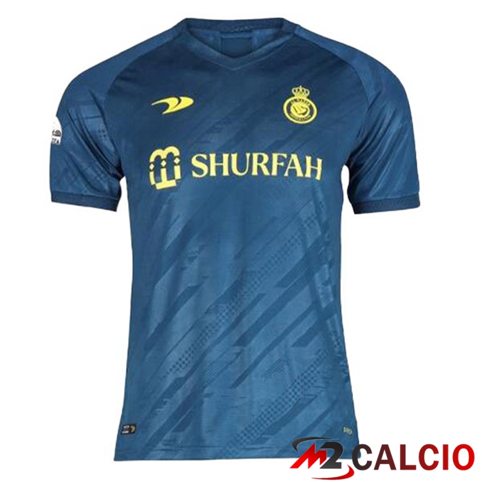Maglie Calcio Personalizzate,Tute Calcio Squadre,Maglia Nazionale Italiana Calcio | Maglie Calcio Al-Nassr FC Seconda Blu 2022/2023