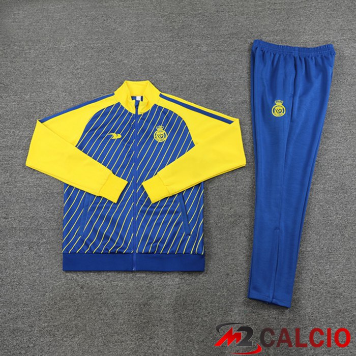 Insieme Tuta Calcio - Giacca Al-Nassr FC Blu 2023/2024