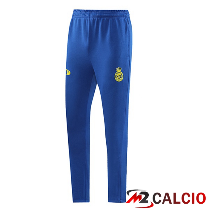 Maglie Calcio Personalizzate,Tute Calcio Squadre,Maglia Nazionale Italiana Calcio | Pantaloni Da Allenamento Al-Nassr FC Blu 2023/2024