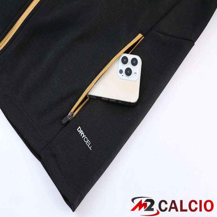 Insieme Giacca Con Cappuccio Tuta Marsiglia OM Nero 2023/2024