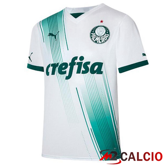 Maglie Calcio Personalizzate,Tute Calcio Squadre,Maglia Nazionale Italiana Calcio | Maglie Calcio Palmeiras Seconda Bianco 2023/2024