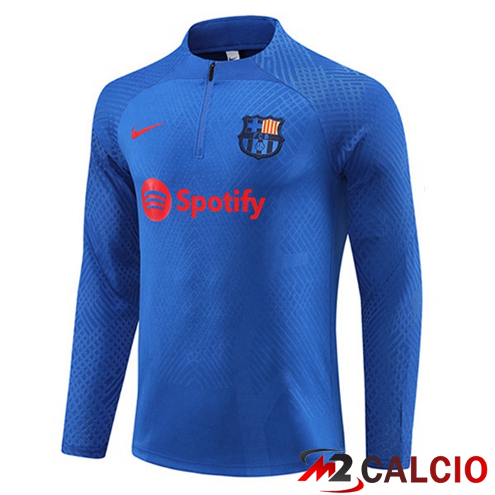 Maglie Calcio Personalizzate,Tute Calcio Squadre,Maglia Nazionale Italiana Calcio | Felpa Allenamento FC Barcellona Blu 2023/2024