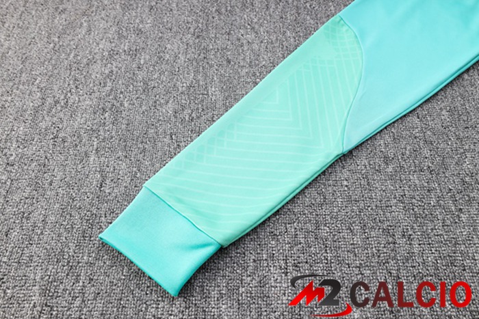 Insieme Tuta Calcio - Giacca FC Barcellona Nero Verde 2023/2024