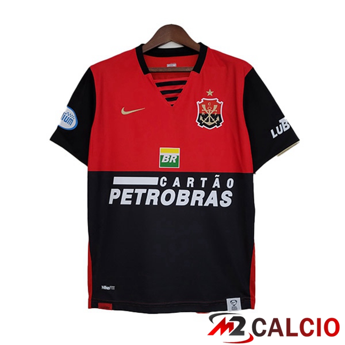 Maglie Calcio Personalizzate,Tute Calcio Squadre,Maglia Nazionale Italiana Calcio | Maglie Calcio Flamengo Retro Prima Rosso Nero 2007-2008