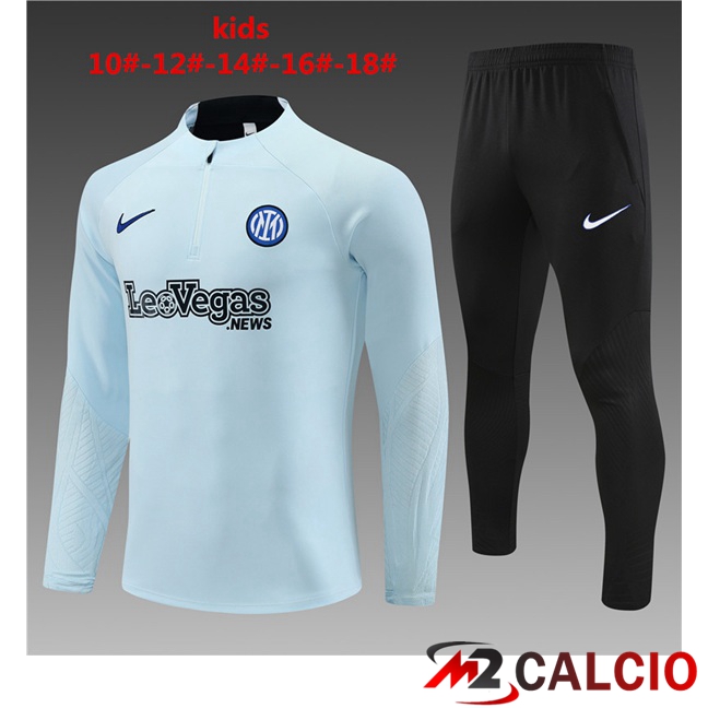 Maglie Calcio Personalizzate,Tute Calcio Squadre,Maglia Nazionale Italiana Calcio | Insieme Tuta Calcio Inter Milan Bambino Grigio 2023/2024