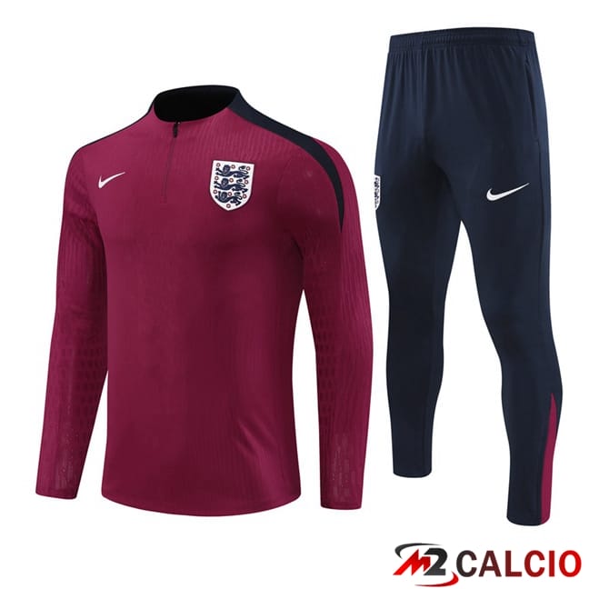 Maglie Calcio Personalizzate,Tute Calcio Squadre,Maglia Nazionale Italiana Calcio | Tuta Calcio Inghilterra Rosso 2024/2025