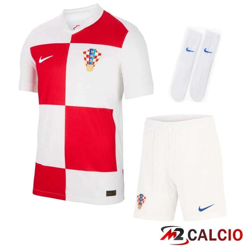 Nuova Nuova Maglie Da Calcio Croazia UEFA Euro 2024 A Poco ...