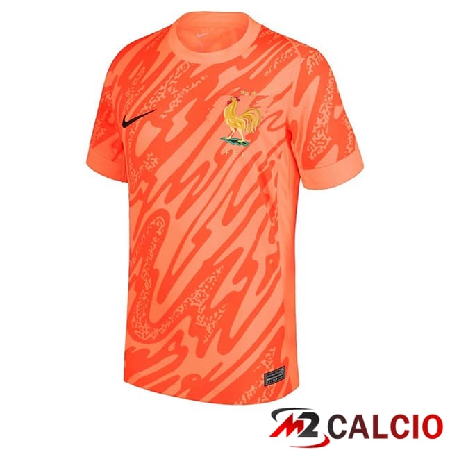 Maglie Calcio Personalizzate,Tute Calcio Squadre,Maglia Nazionale Italiana Calcio | Maglia Nazionale Francia Portiere Rosso 2024/2025