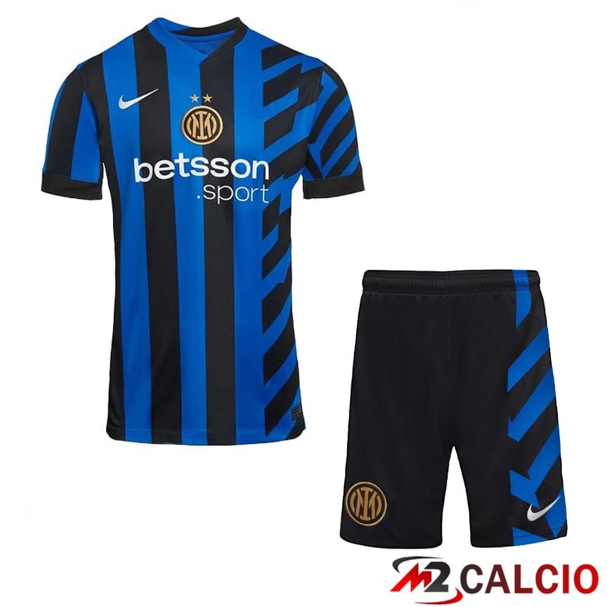 Maglie Calcio Personalizzate,Tute Calcio Squadre,Maglia Nazionale Italiana Calcio | Insieme Maglie Inter Milan Prima + Pantaloncini 2024/2025