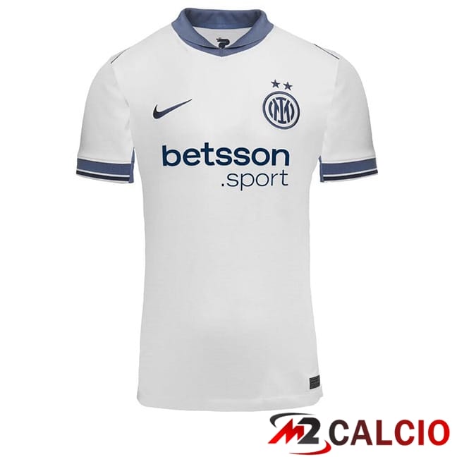 Maglie Calcio Personalizzate,Tute Calcio Squadre,Maglia Nazionale Italiana Calcio | Maglie Calcio Inter Milan Seconda Bianco 2024/2025