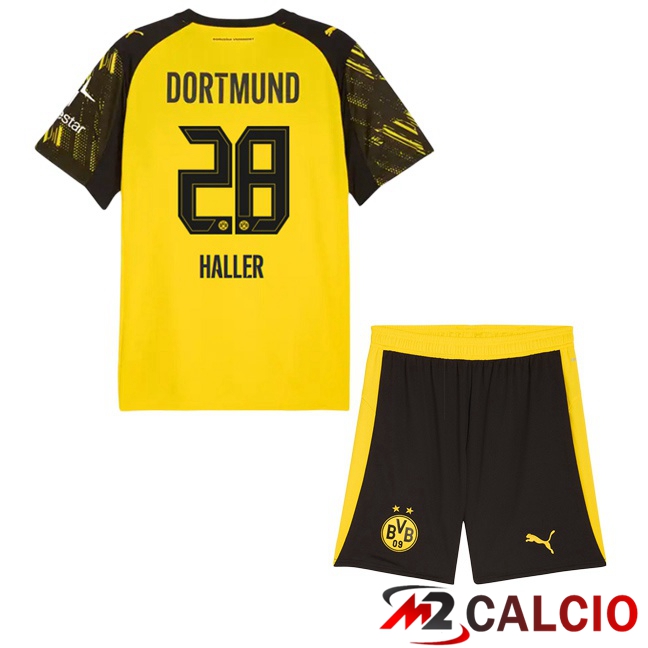 Maglie Calcio Personalizzate,Tute Calcio Squadre,Maglia Nazionale Italiana Calcio | Maglie Calcio Dortmund BVB (Haller 28) Bambino Prima Giallo 2025/2026 Maglie Calcio Personalizzate,Tute Calcio Squadre,Maglia Nazionale Italiana Calcio | Maglie Calcio Dortmund BVB (Haller 28) Bambino Prima Giallo 2025/2026