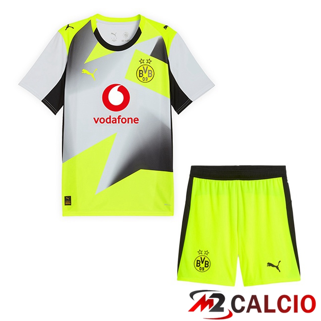Maglie Calcio Personalizzate,Tute Calcio Squadre,Maglia Nazionale Italiana Calcio | Maglie Calcio Dortmund BVB Bambino Seconda Grigio Verde 2025/2026 Maglie Calcio Personalizzate,Tute Calcio Squadre,Maglia Nazionale Italiana Calcio | Maglie Calcio Dortmund BVB Bambino Seconda Grigio Verde 2025/2026